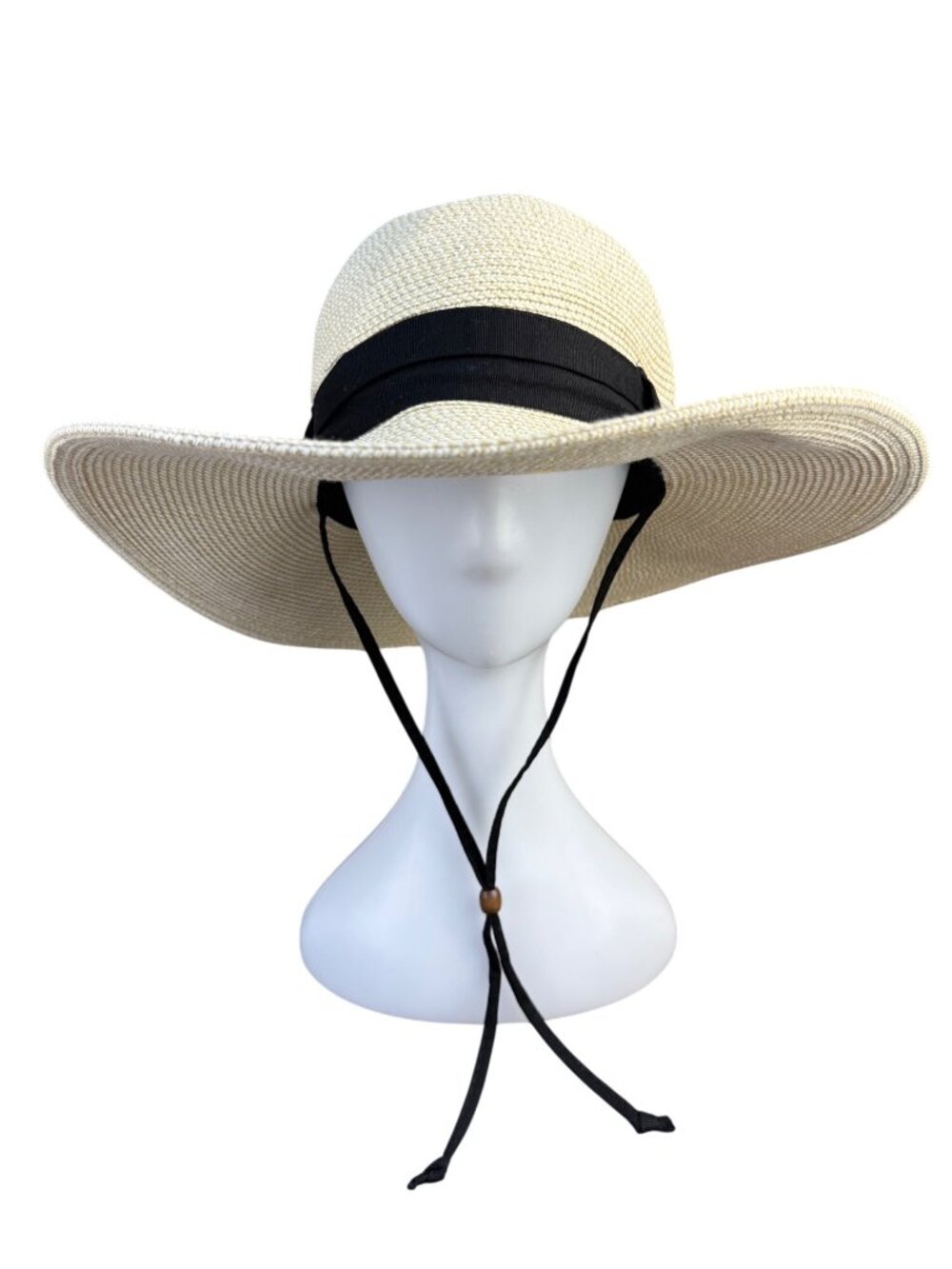 Solar Escape Womens Cream/Black UPF 50+ UV Grasslands Hat